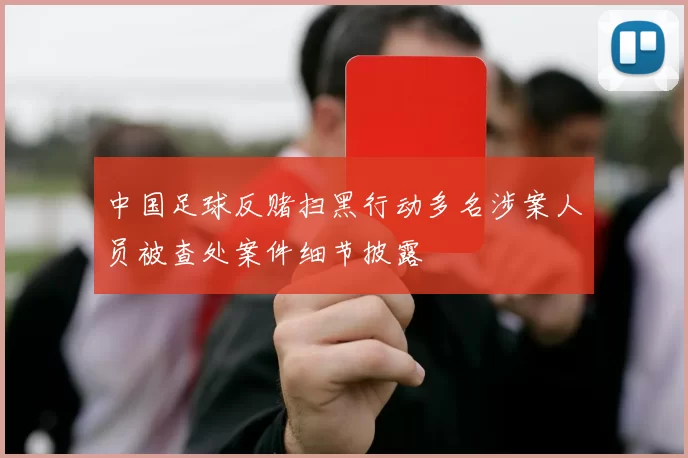 中国足球反赌扫黑行动多名涉案人员被查处案件细节披露