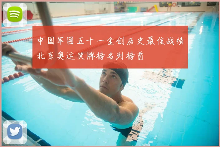 中国军团五十一金创历史最佳战绩北京奥运奖牌榜名列榜首